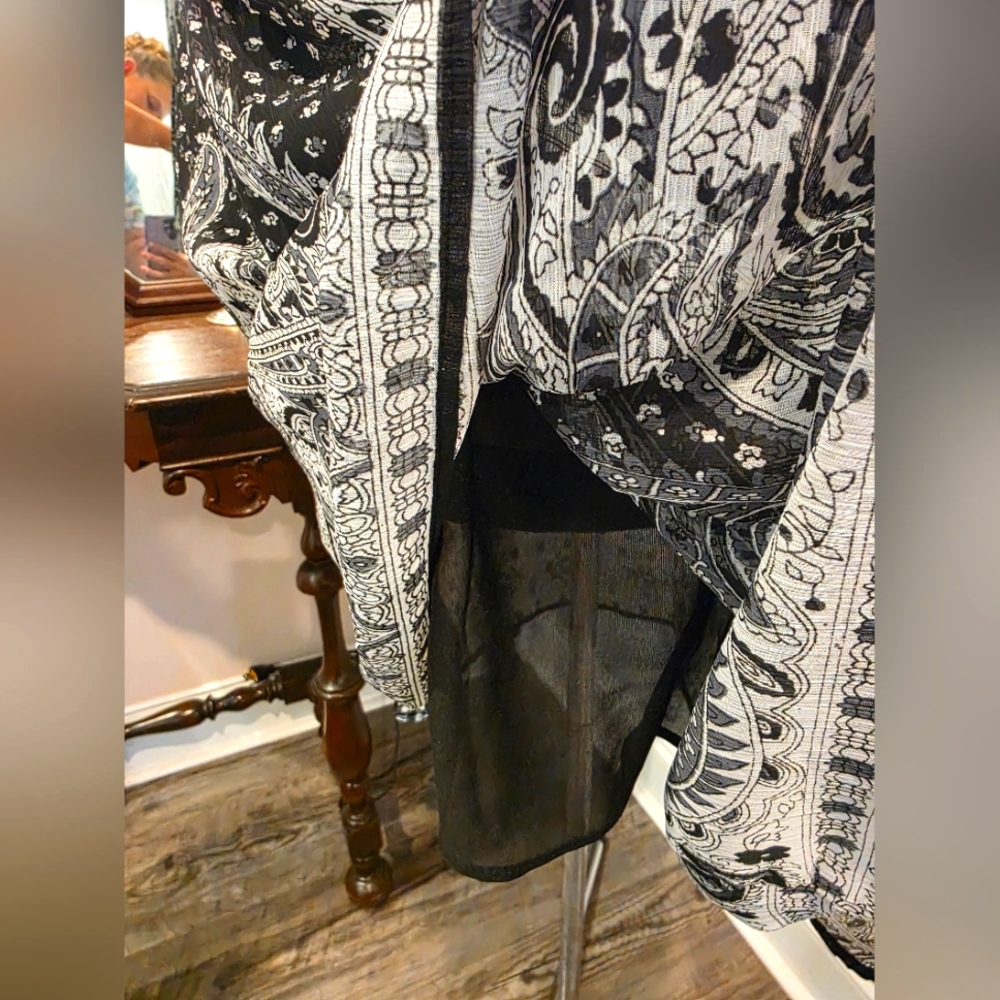 NWT 3X Kaftan Style Knee-Length Dress - Picture 7 of 8